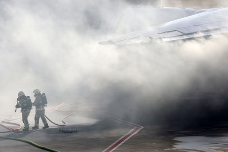Notfallübung am Flughafen Köln/Bonn
