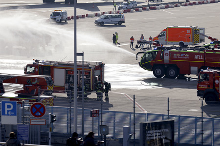 Notfallübung am Flughafen Köln/Bonn