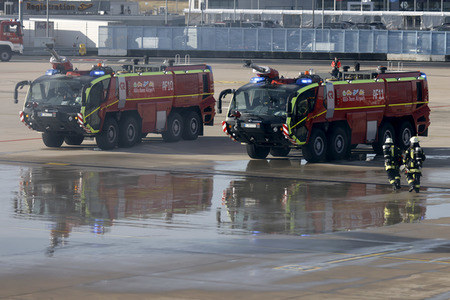 Notfallübung am Flughafen Köln/Bonn