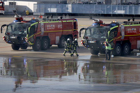 Notfallübung am Flughafen Köln/Bonn