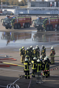 Notfallübung am Flughafen Köln/Bonn