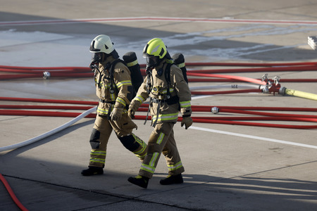 Notfallübung am Flughafen Köln/Bonn