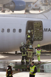 Notfallübung am Flughafen Köln/Bonn