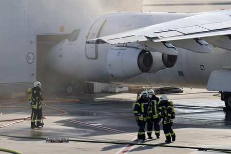Notfallübung am Flughafen Köln/Bonn