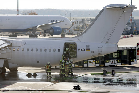 Notfallübung am Flughafen Köln/Bonn