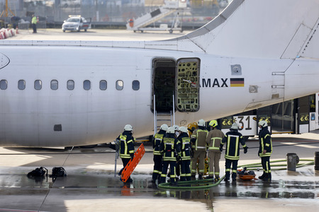 Notfallübung am Flughafen Köln/Bonn