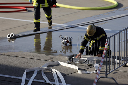 Notfallübung am Flughafen Köln/Bonn