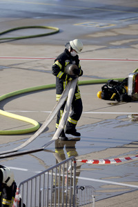Notfallübung am Flughafen Köln/Bonn