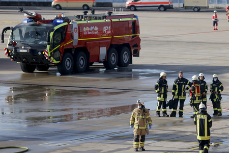 Notfallübung am Flughafen Köln/Bonn