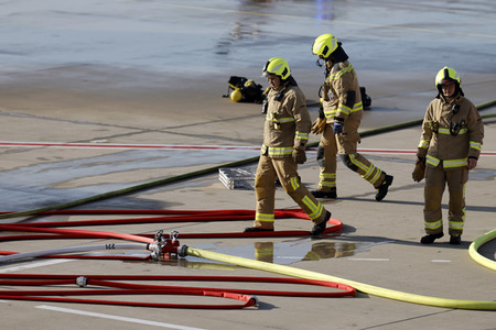 Notfallübung am Flughafen Köln/Bonn