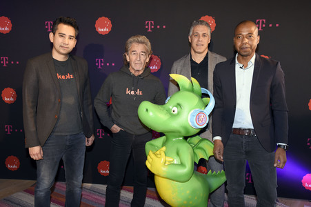 Peter Maffay beim Fototermin mit Telekom und Kekz in München