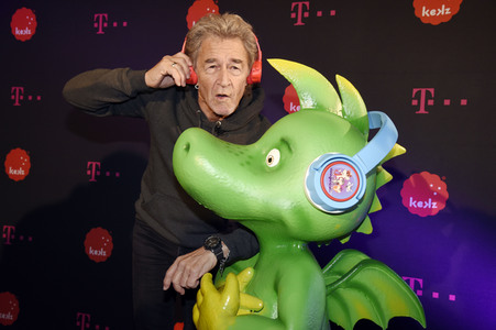 Peter Maffay beim Fototermin mit Telekom und Kekz in München