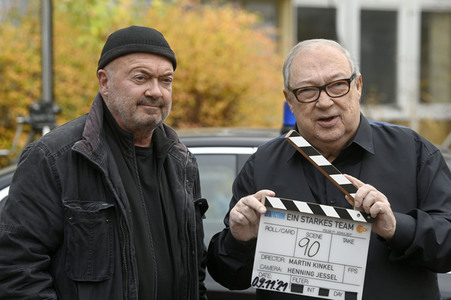 Fototermin zur 90. Folge 'Ein starkes Team' in Berlin