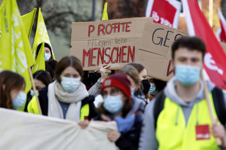 Streik der Beschäftigten der Uniklinik Köln