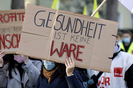 Streik der Beschäftigten der Uniklinik Köln