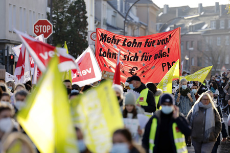 Streik der Beschäftigten der Uniklinik Köln