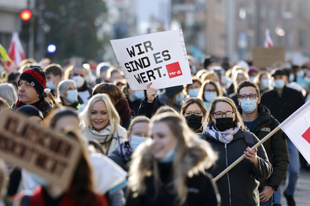 Streik der Beschäftigten der Uniklinik Köln