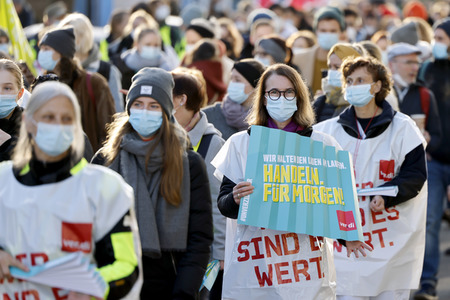 Streik der Beschäftigten der Uniklinik Köln