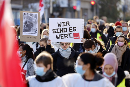 Streik der Beschäftigten der Uniklinik Köln
