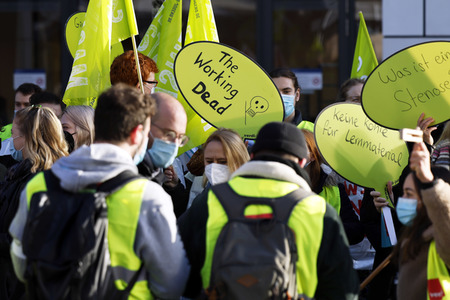 Streik der Beschäftigten der Uniklinik Köln