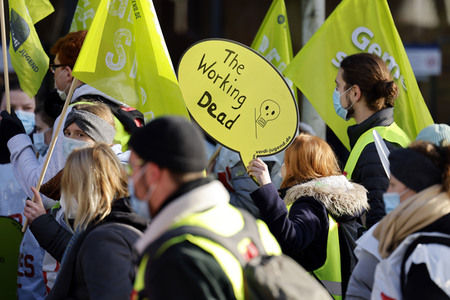 Streik der Beschäftigten der Uniklinik Köln