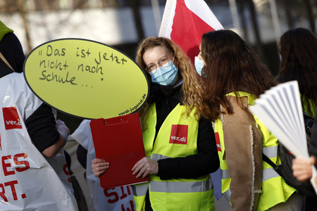 Streik der Beschäftigten der Uniklinik Köln