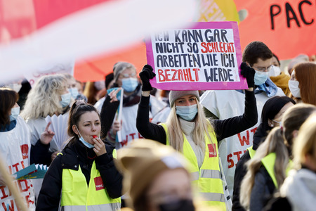 Streik der Beschäftigten der Uniklinik Köln
