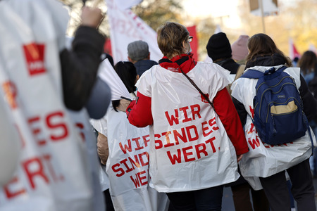 Streik der Beschäftigten der Uniklinik Köln