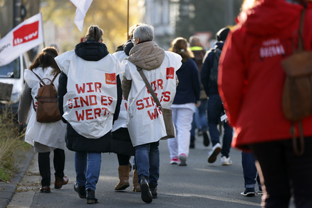Streik der Beschäftigten der Uniklinik Köln