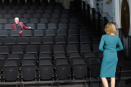 Theaterprobe 'Starker Wind' in Berlin