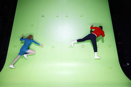 Theaterprobe 'Starker Wind' in Berlin