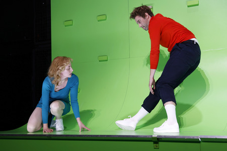 Theaterprobe 'Starker Wind' in Berlin