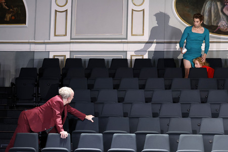 Theaterprobe 'Starker Wind' in Berlin