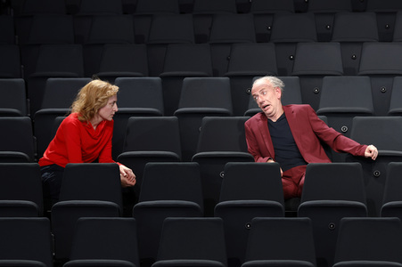 Theaterprobe 'Starker Wind' in Berlin