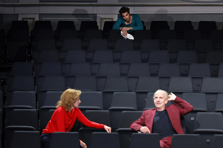 Theaterprobe 'Starker Wind' in Berlin