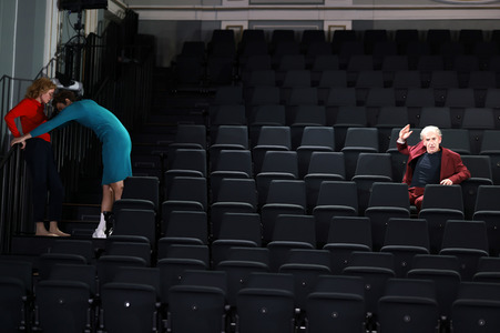 Theaterprobe 'Starker Wind' in Berlin