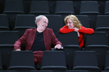 Theaterprobe 'Starker Wind' in Berlin