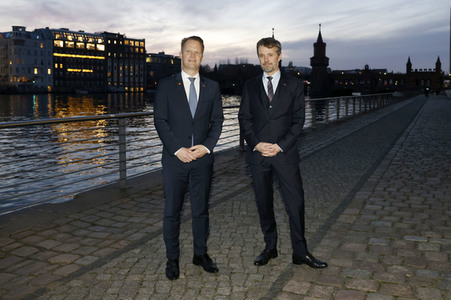 Fototermin mit Kronprinz Frederik von Dänemark in Berlin