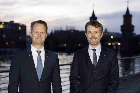 Fototermin mit Kronprinz Frederik von Dänemark in Berlin