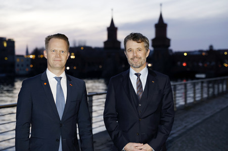 Fototermin mit Kronprinz Frederik von Dänemark in Berlin
