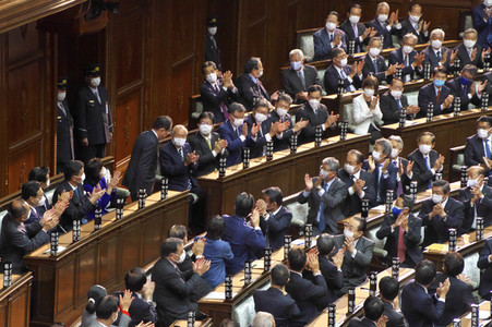 206. Sitzung des japanischen Parlaments in Tokio
