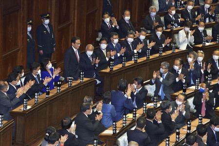 206. Sitzung des japanischen Parlaments in Tokio