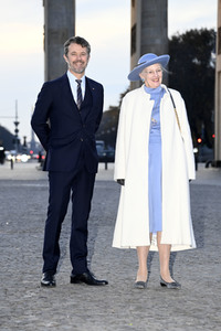 Fototermin mit Königin Margrethe II. von Dänemark und Kronprinz Frederik von Dänemark in Berlin