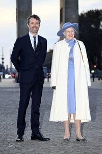 Fototermin mit Königin Margrethe II. von Dänemark und Kronprinz Frederik von Dänemark in Berlin