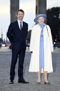 Fototermin mit Königin Margrethe II. von Dänemark und Kronprinz Frederik von Dänemark in Berlin