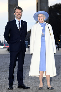Fototermin mit Königin Margrethe II. von Dänemark und Kronprinz Frederik von Dänemark in Berlin