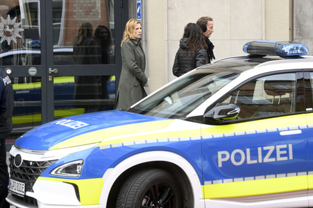 Dreharbeiten 'Tatort - Bis aufs Blut' in Hannover