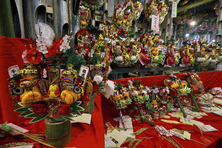 Tori-no-ichi Fest in Tokio