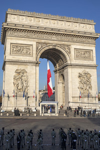 103. Jahrfeier des Waffenstillstands von 1918 in Paris