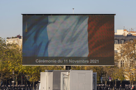 103. Jahrfeier des Waffenstillstands von 1918 in Paris